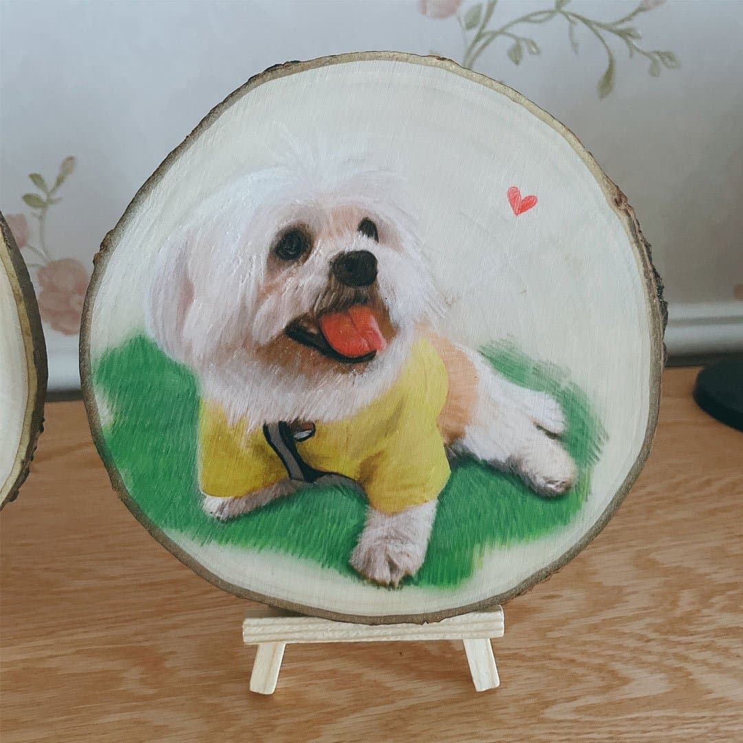 Custom Hand Painted Pet Portrait dylinoshop