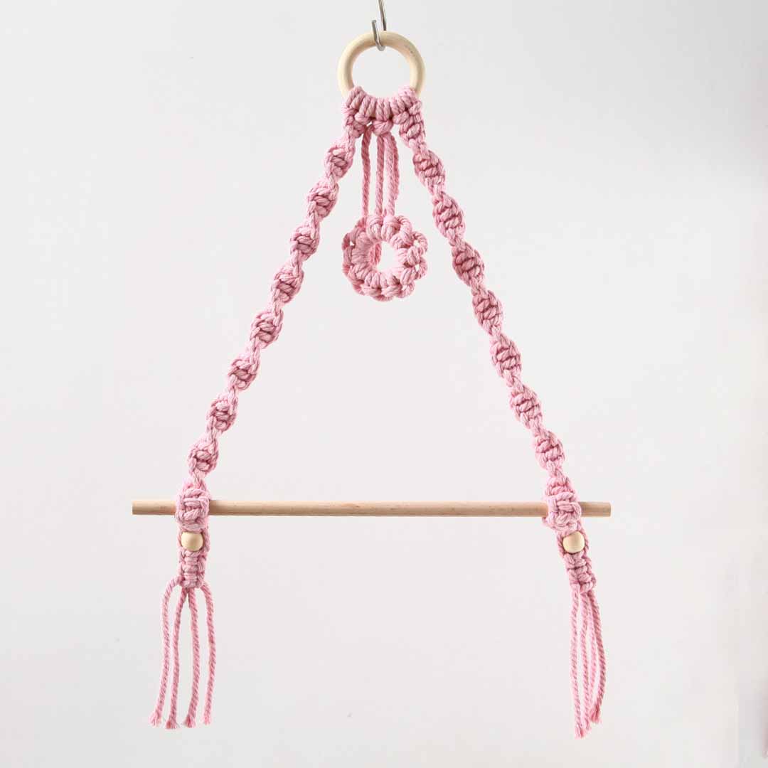 Macrame Paper Towel Holder feajoy