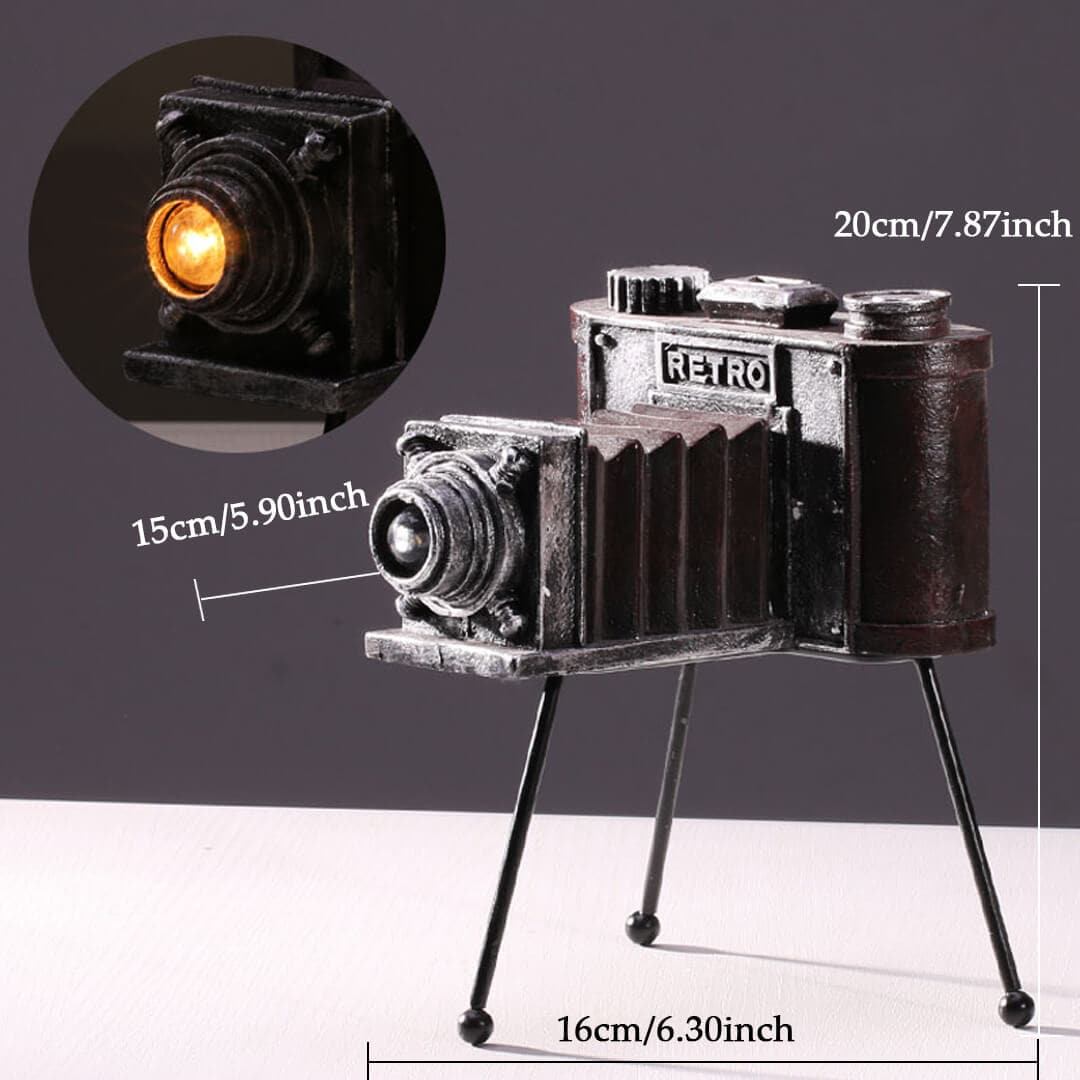 Creative Retro Camera Tripod Light dylinoshop