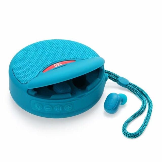 2-in-1 Portable Speaker and Earbuds dylinoshop