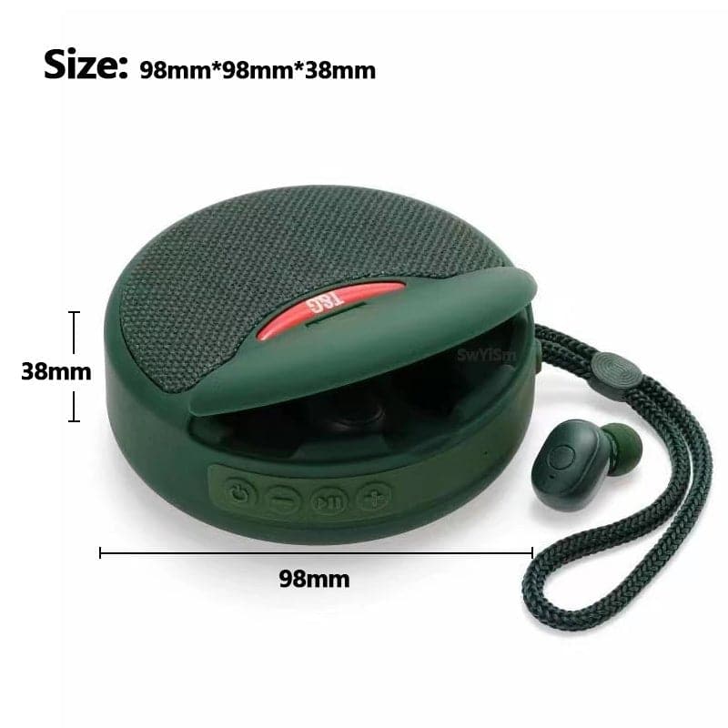 2-in-1 Portable Speaker and Earbuds dylinoshop