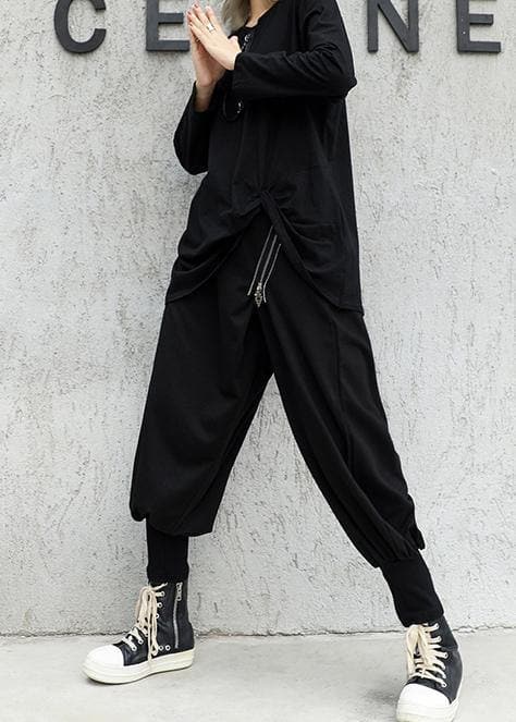 2019 fall new high waist pants loose casual women harem pants dylinoshop