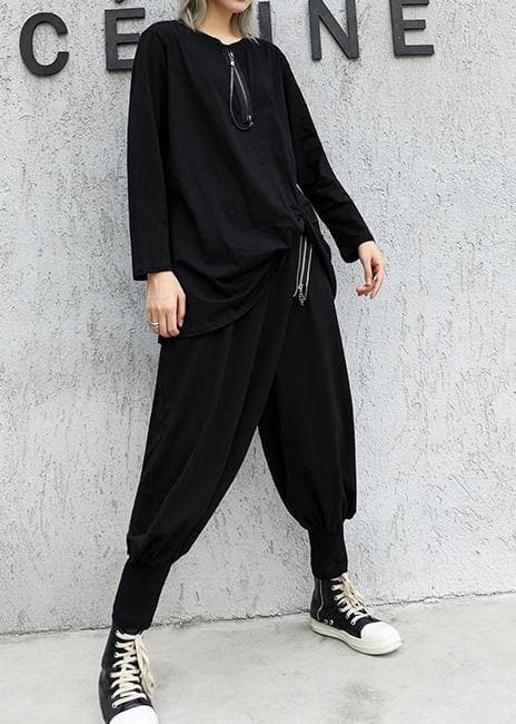 2019 fall new high waist pants loose casual women harem pants dylinoshop