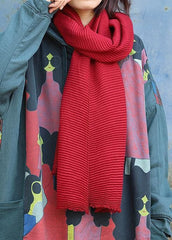 2019 whiter warm cotton Cinched red scarves dylinoshop