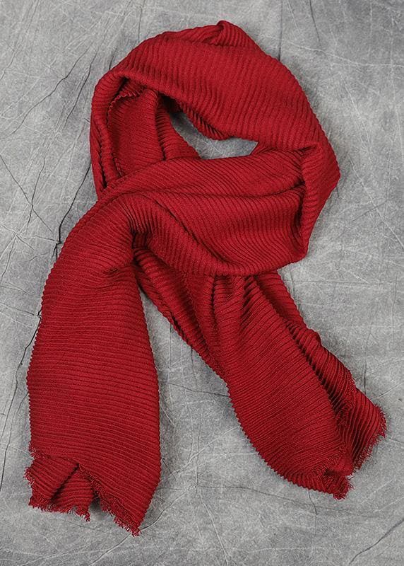 2019 whiter warm cotton Cinched red scarves dylinoshop