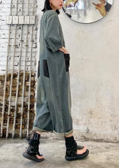 2021 new summer denim jumpsuit thin section fashion jumpsuit women dylinoshop