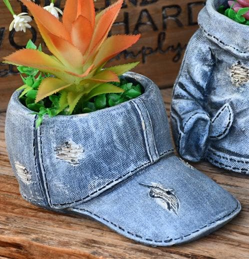 Denim Clothes Pants Flower Pot dylinoshop