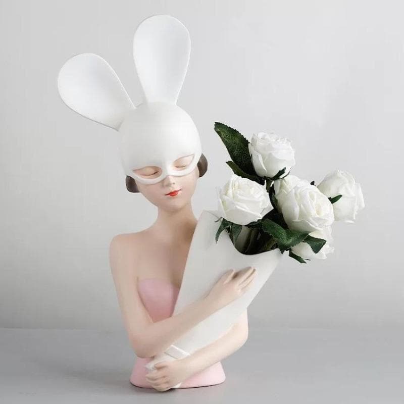 Bunny Girl Vase dylinoshop