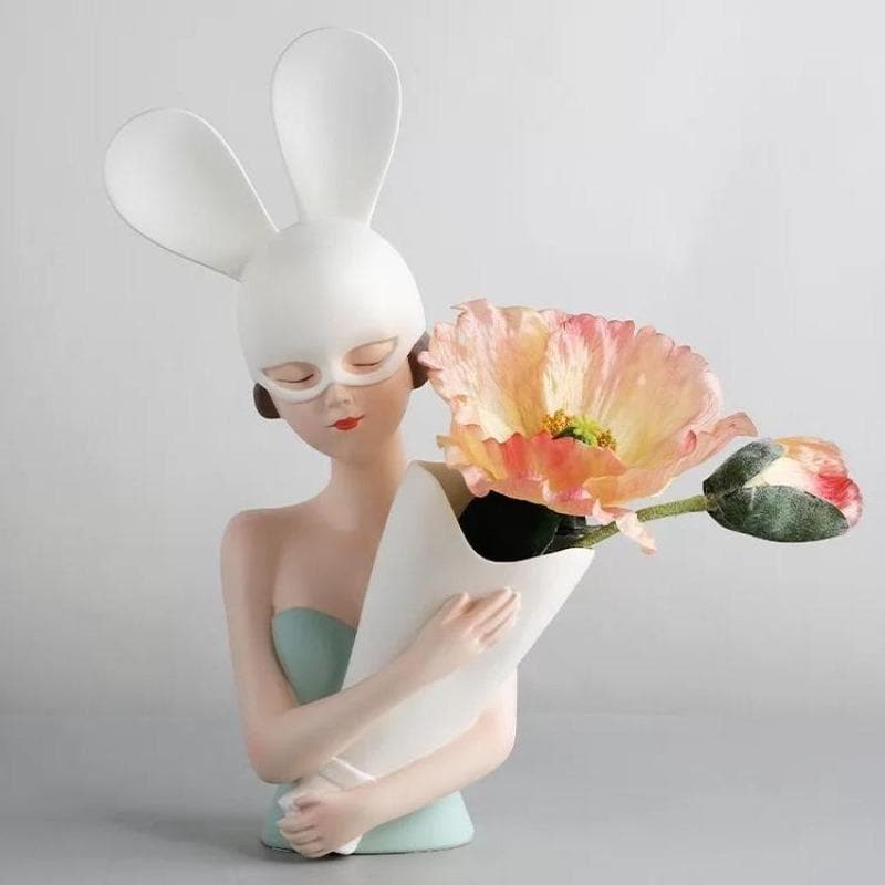 Bunny Girl Vase dylinoshop