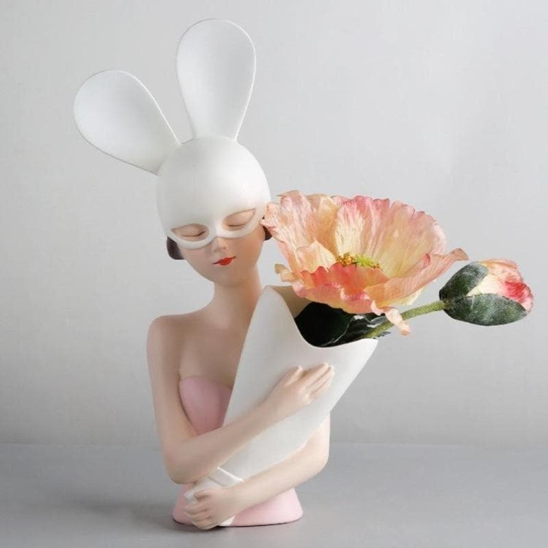 Bunny Girl Vase dylinoshop