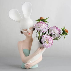 Bunny Girl Vase dylinoshop