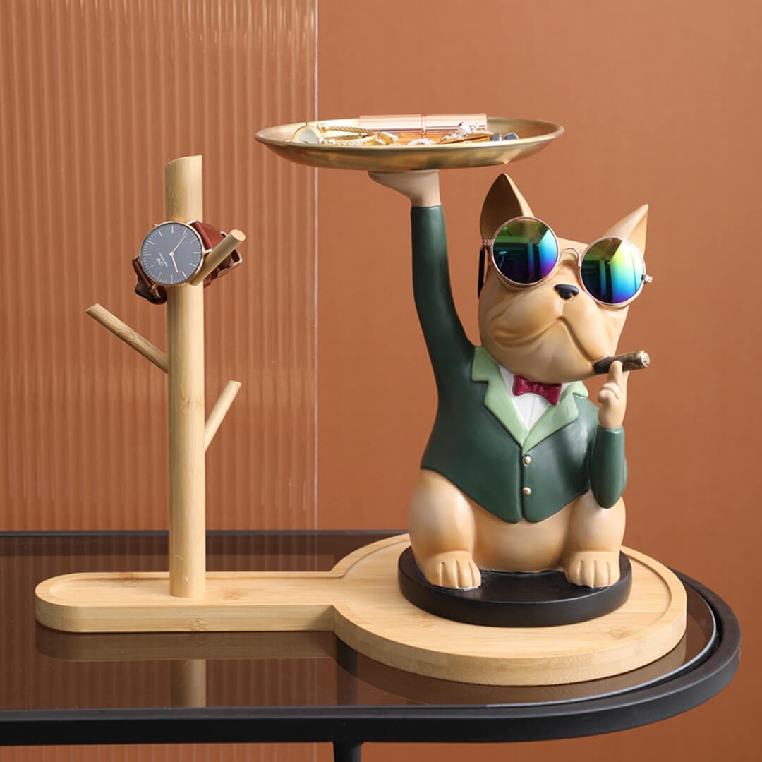 French Bulldog Desktop Tray Feajoy