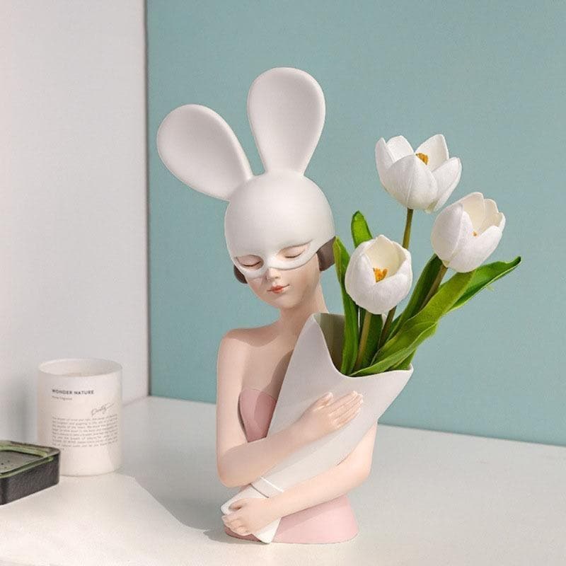 Bunny Girl Vase dylinoshop