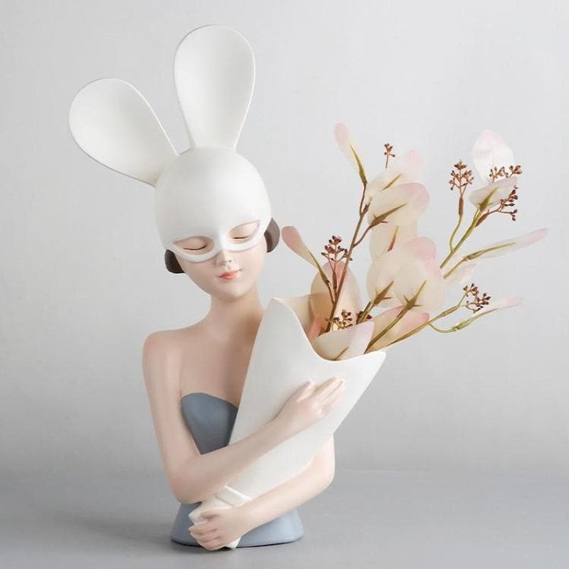 Bunny Girl Vase dylinoshop