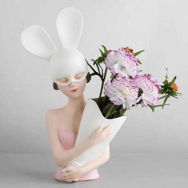 Bunny Girl Vase dylinoshop