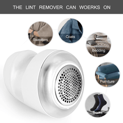 Mini Portable Lint Removers Dual Use 3-Leaf Cutter Head 400Mah USB Charging Efficient Clothes Fabric Shaver Trendha