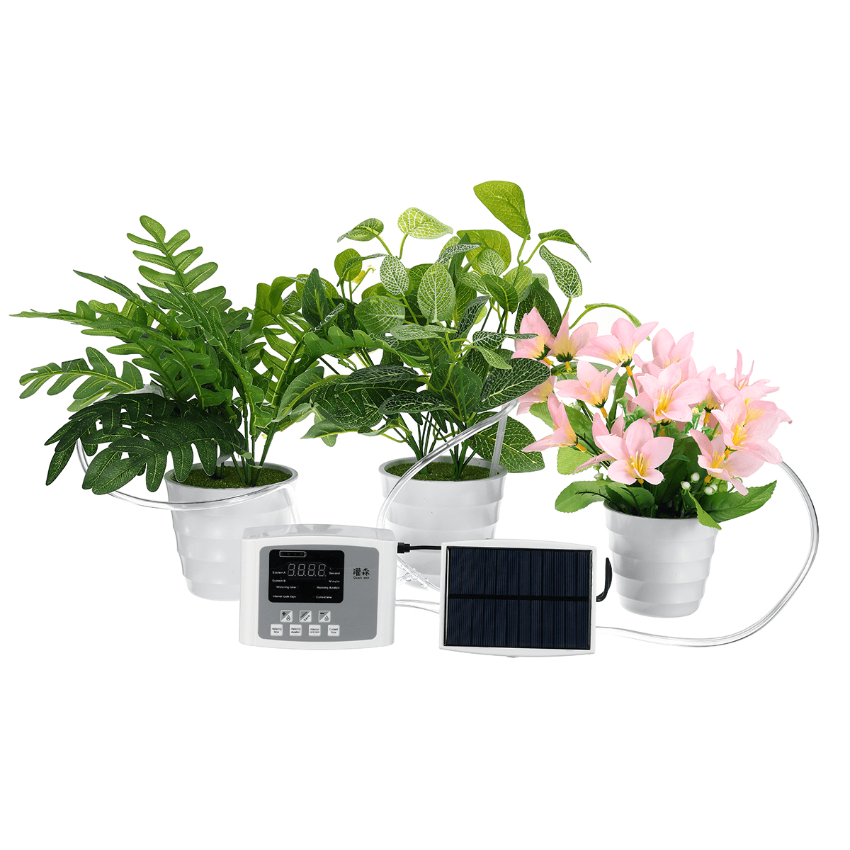 Solar Automatic Watering Device Drip Irrigation Garden Tools Water Pump Timer dylinoshop