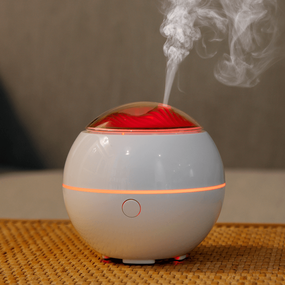 100Ml Mini Humidifier Aroma Essential Oil Diffuser USB 2 Gear Ultrasonic Fog Mist Maker with Colorful Lights for Home Bedroom Office dylinoshop