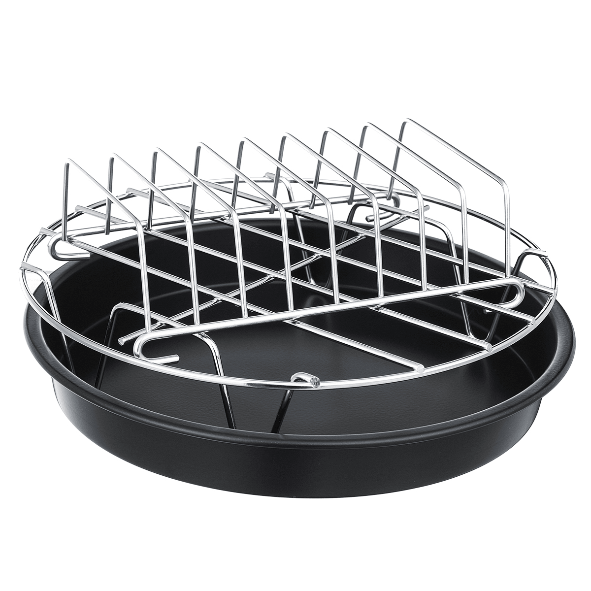 7" 6Pcs Set Healthy Air Fryer Accessories Cake Pizza Barbecue Rack Pot Holder Baking Cooling Rack Trendha