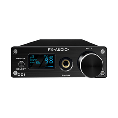 FX-AUDIO D01 Bluetooth 5.0 DAC Headphone Amplifier Hifi DSD512 Hard Decoder ES9038Q2M TPA6120A2DWPR Power Amp Trendha