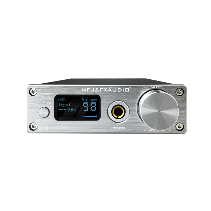 FX-AUDIO D01 Bluetooth 5.0 DAC Headphone Amplifier Hifi DSD512 Hard Decoder ES9038Q2M TPA6120A2DWPR Power Amp Trendha