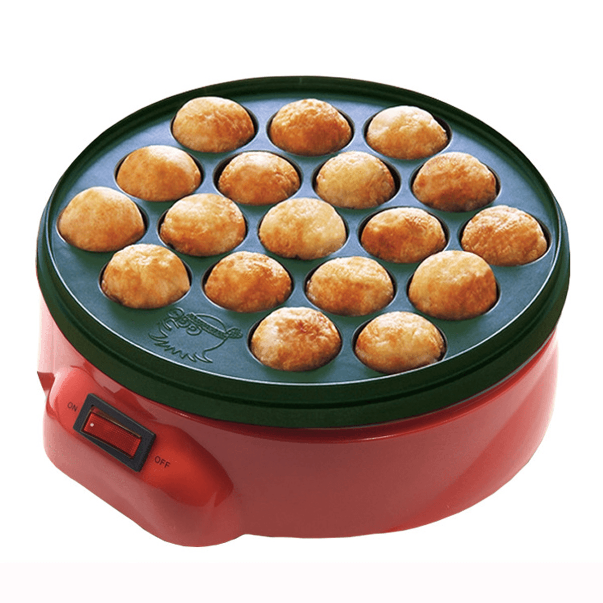 18 Holes Takoyaki Grill Pan Cooking Plate Stove Machine Octopus 650W 220V Kitchen Cooking Machine dylinoshop