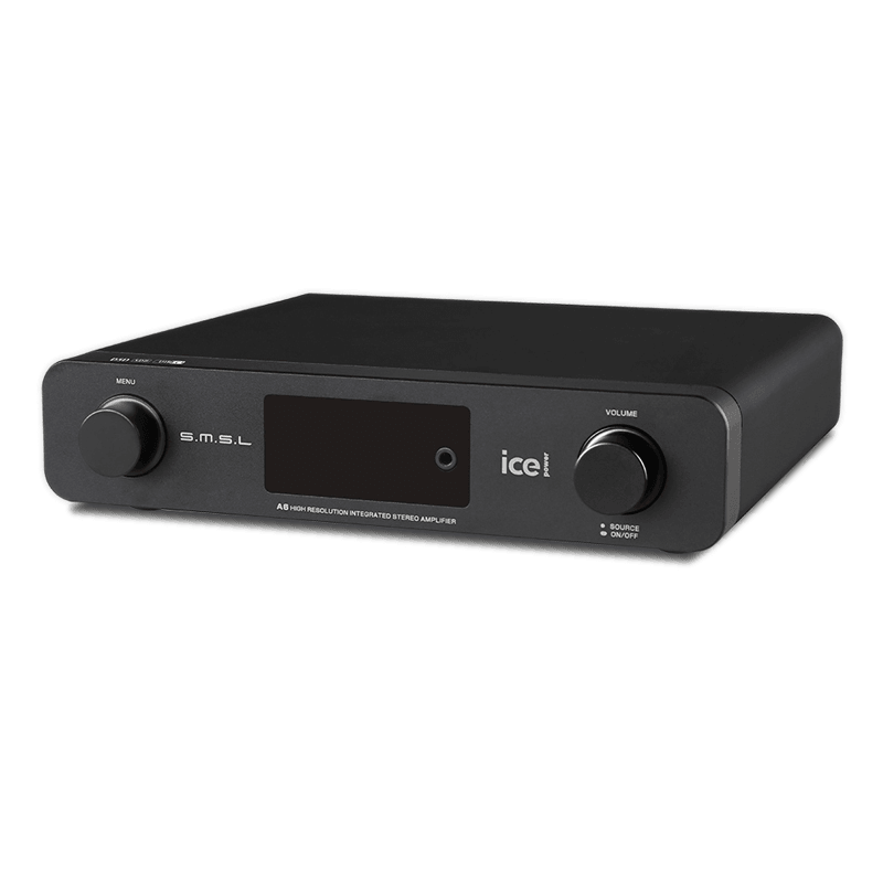 SMSL A6 HIFI DSD Digital Amplifier with DAC ICEPOWER 50AS*2 SE Module CM6632A AK4452 DSD512 Trendha