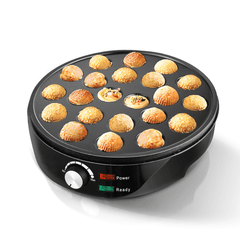 Electric Takoyaki Maker 1000W 22 Holes Machine Snacks Grill Pan Baking Kitchen Trendha