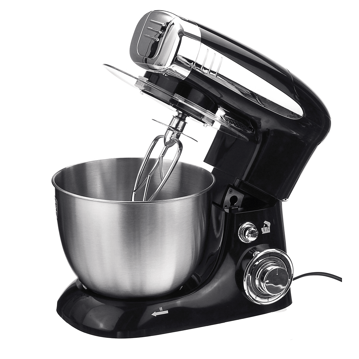 Multi-Function 3 in 1 Kitchen Electric Mixer 1000W 6 Speed Kneading Dough Machine Egg Beater Electric Mixer Cream Whipping Machine for Home Baking Trendha