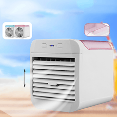 Mini Chiller Three-Position Adjustment Desktop Cooling Air Conditioning Fan Indoor Desktop Portable Silent Fan Trendha