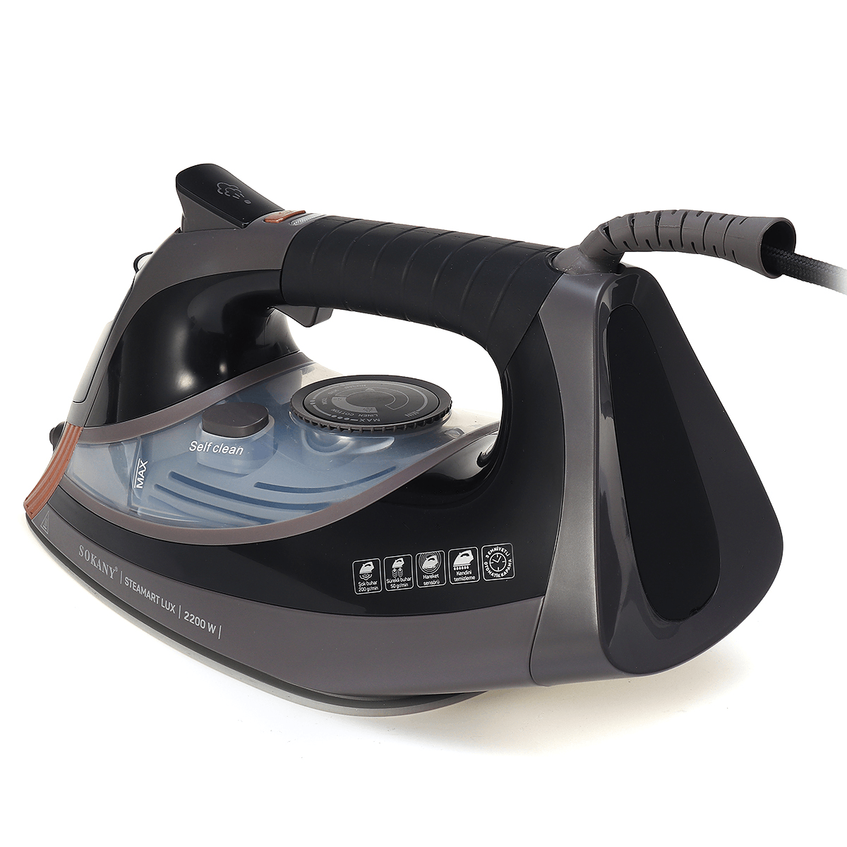 SOKANY Handheld Portable Garment Steamer 2200W Powerful Clothes Steam Iron Fast Heat-Up Fabric Wrinkle Removal Trendha