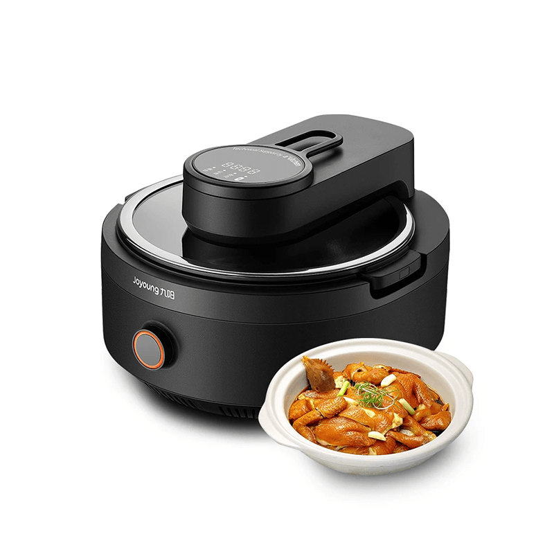 Joyoung CJ-A8 Smart Cooking Machine 1600W 220V APP Remote Control Automatic Stir Fry Lampblack-Free for Kitchen Trendha