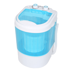 [EU Plug]Loskii LK-WM1 Portable Mini Washing Machine 4.5Kg 220V 300W Low Noise Strong Motivation for Home Apartments Dorms Trendha