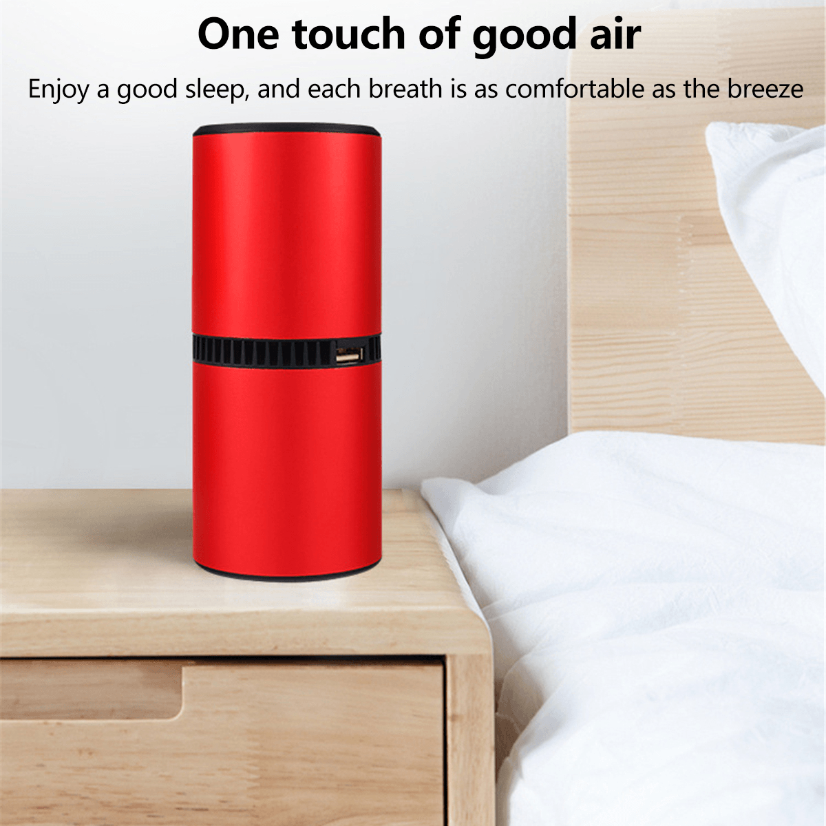 5V Negative Ion Car Air Purifier Car Demister USB Charging Removal of Formaldehyde PM2.5 for Home Office Trendha