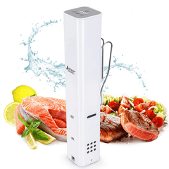 JUSTBUY SV-002 Slow Sous Vide Precision Cooker 1800W IPX7 Waterproof Vacuum Powerful Immersion Circulator LCD Digital Timer Display Stainless Steel Trendha