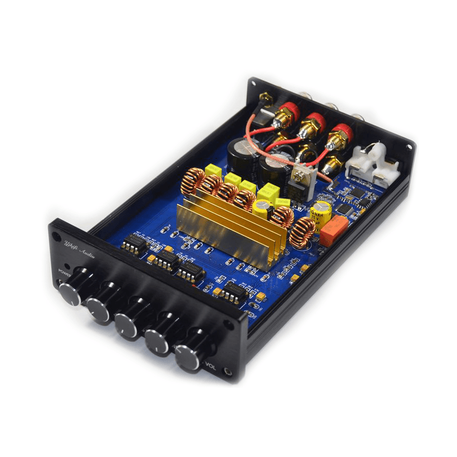 Yjhifi TPA3116 2.1 QCC3003 Bluetooth 5.0 Digital Power Amplifier PCM5120 DAC HIFI Fever Home Desktop Audio Amp Tone Class D 2X50W+100W Trendha