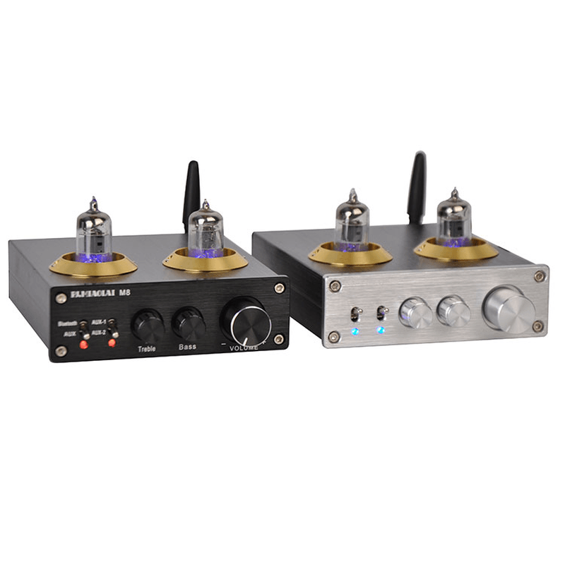 PJ.MIAOLAI M8 6K4 Tube Bluetooth 2X50W Amplifier Integrated ES9023 DAC Trendha