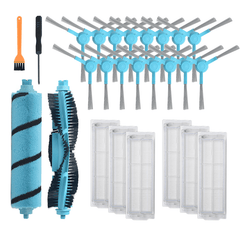 26Pcs Replacements Parts for Xiaomi Mijia STYJ02YM Viomi V2 V2 Pro Conga 3090 4090 Vacuum Cleaner Side Brushes*12 HEPA Filters*6 Flannel Brush*1 Nylon Main Brush*1 Cleaning Brush*1 Screwdriver*1 Non-Original Trendha