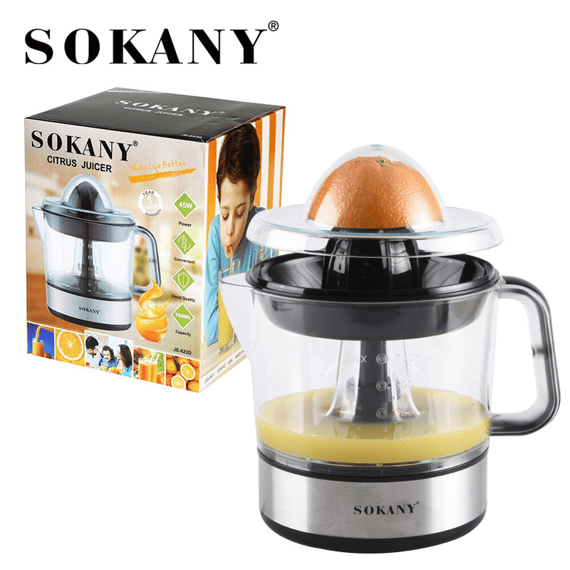 SOKANY 623D Electric Juicer Portable Fine Taste Non-Slip 45W 700ML Trendha