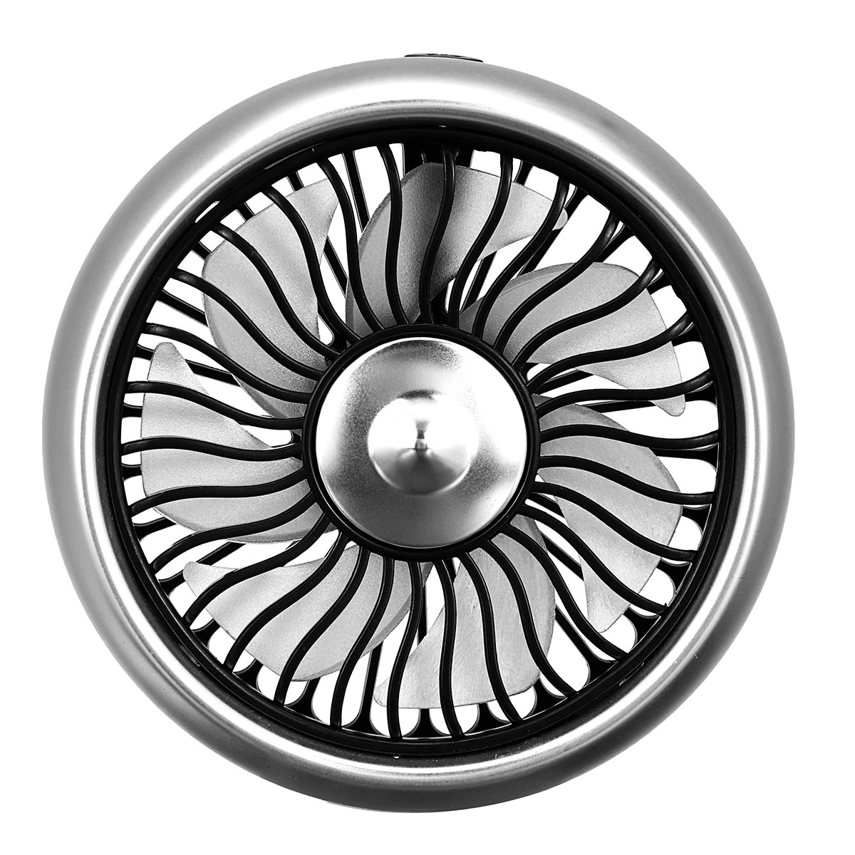 5W 5V Car Cooling Fan 3-Level Adjustable USB Rechargeable Mini Colorful Fan Outdoor Travel Trendha