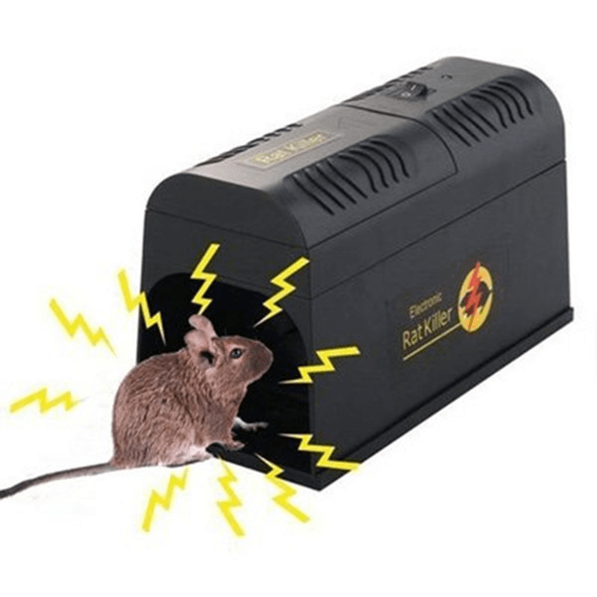 Electronic Rat and Rodent Trap Powfully Kill and Eliminate Rats Mice or Other Similar Rodents Efficiently and Safely dylinoshop