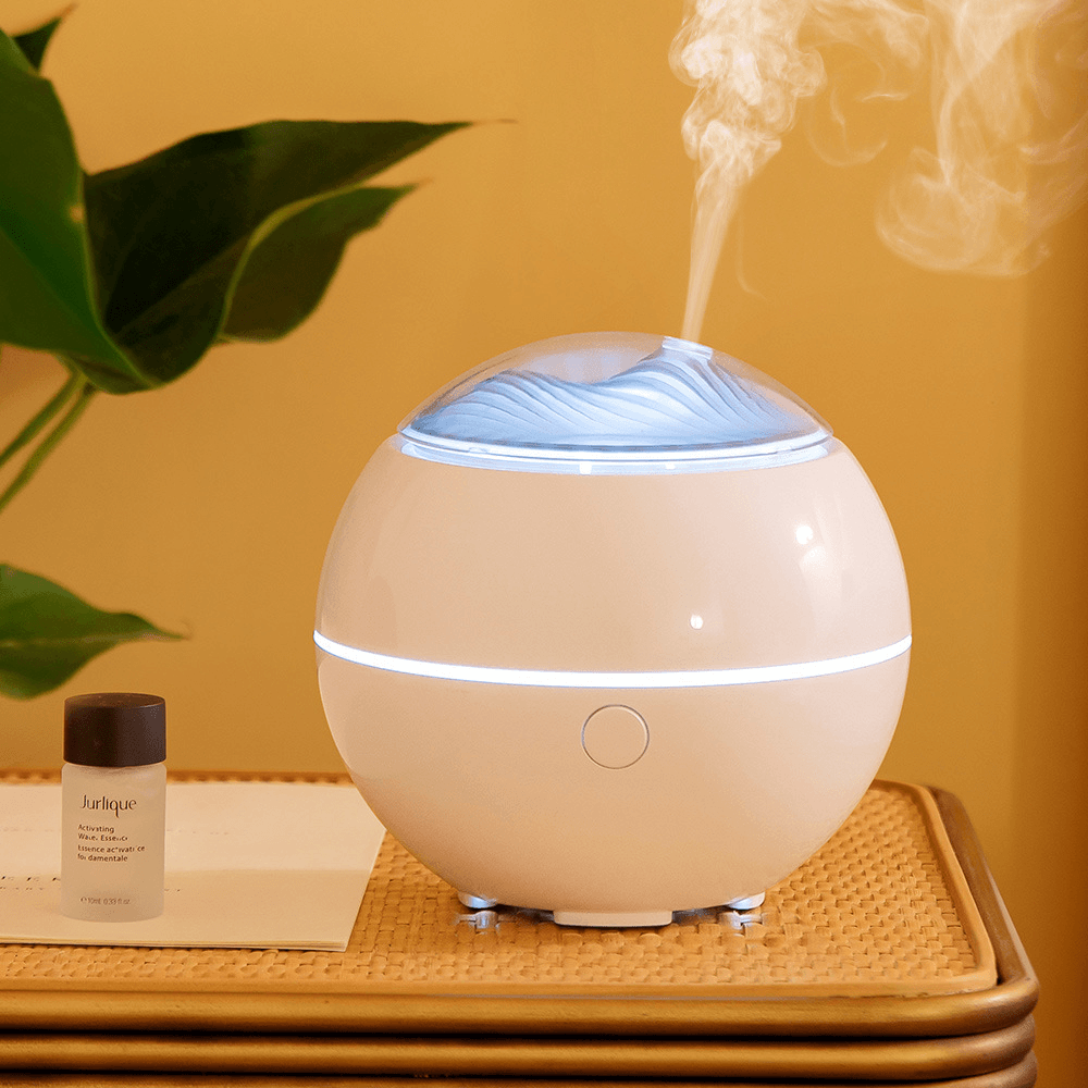 100Ml Mini Humidifier Aroma Essential Oil Diffuser USB 2 Gear Ultrasonic Fog Mist Maker with Colorful Lights for Home Bedroom Office dylinoshop