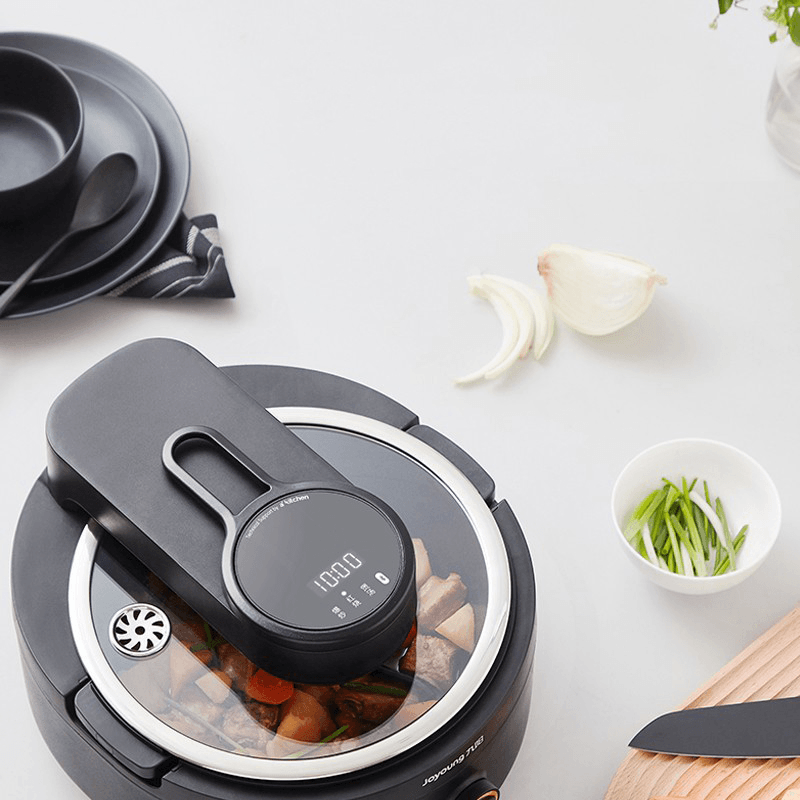 Joyoung CJ-A8 Smart Cooking Machine 1600W 220V APP Remote Control Automatic Stir Fry Lampblack-Free for Kitchen Trendha