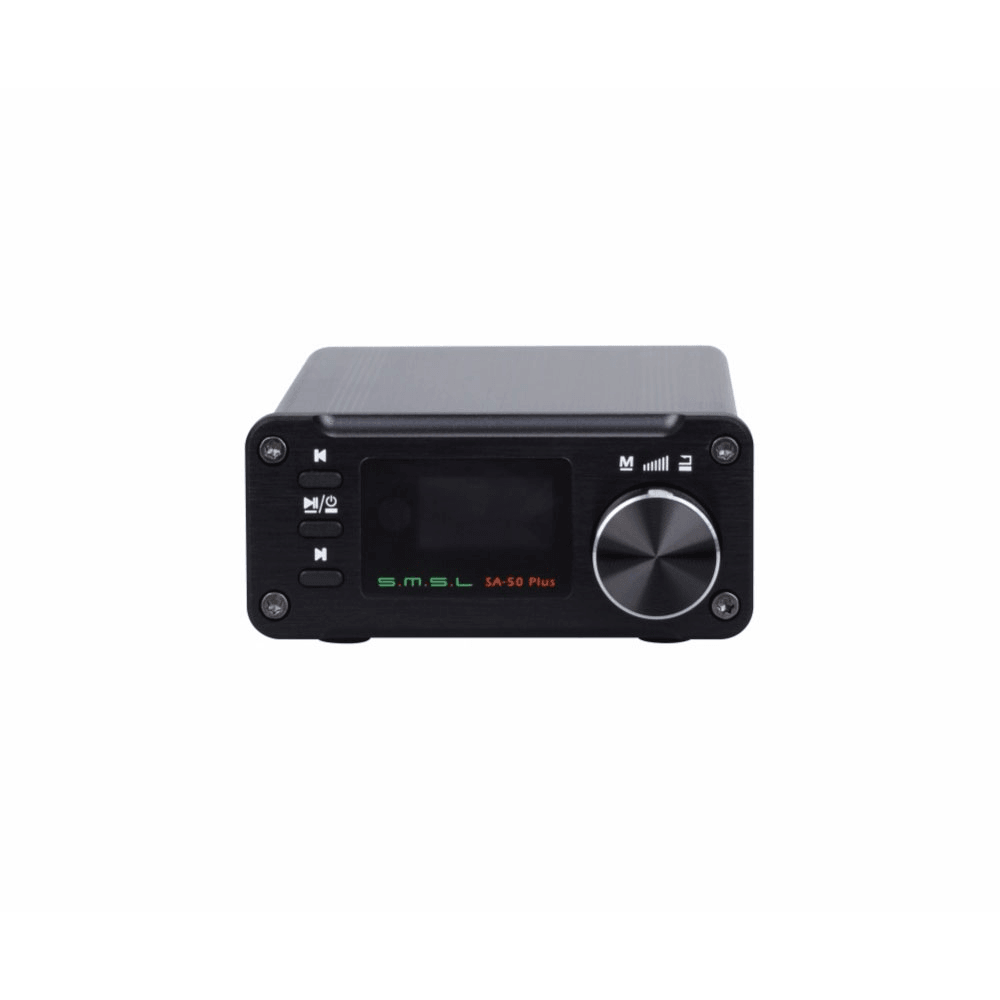 SMSL SA-50 plus 2X50W Hifi AUX Optical USB Disk Portable Power Digital Amplifier Support TF USB AUX Optical Input Trendha