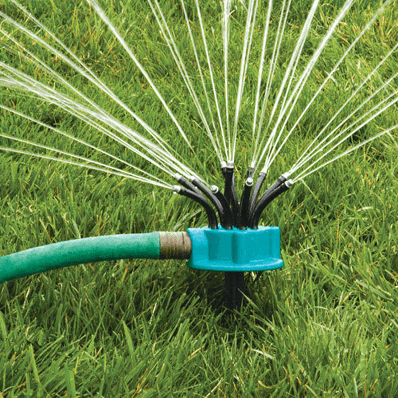 360° Sprinkler Garden Irrigation Multi-Nozzle Lawn Green Roof Cooling Rotation Sprayer dylinoshop