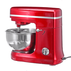 1000W 5L Multifunctional Electric Food Stand Blender Mixer Kneading Dough Machine 6 Speed Tilt-Head Stainless Steel Table Egg Beater dylinoshop