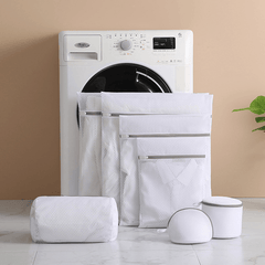 7 Size Mesh Laundry Bag Polyester Laundry Wash Bags Coarse Net Laundry Basket Laundry Bags for Washing Machine Trendha