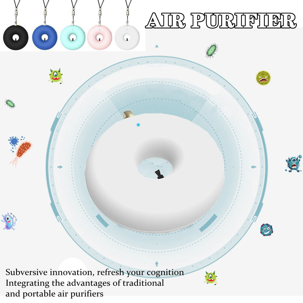 Portable Small Anion Air Purifier with Neck to Remove Formaldehyde and Settle PM2.5 Dust Pollen Trendha