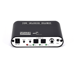 Digital to Analog 5.1 Channel Stereo AC3 Audio Converter Optical SPDIF Coaxial AUX 3.5Mm to 6 RCA Sound Decoder Amplifier Trendha