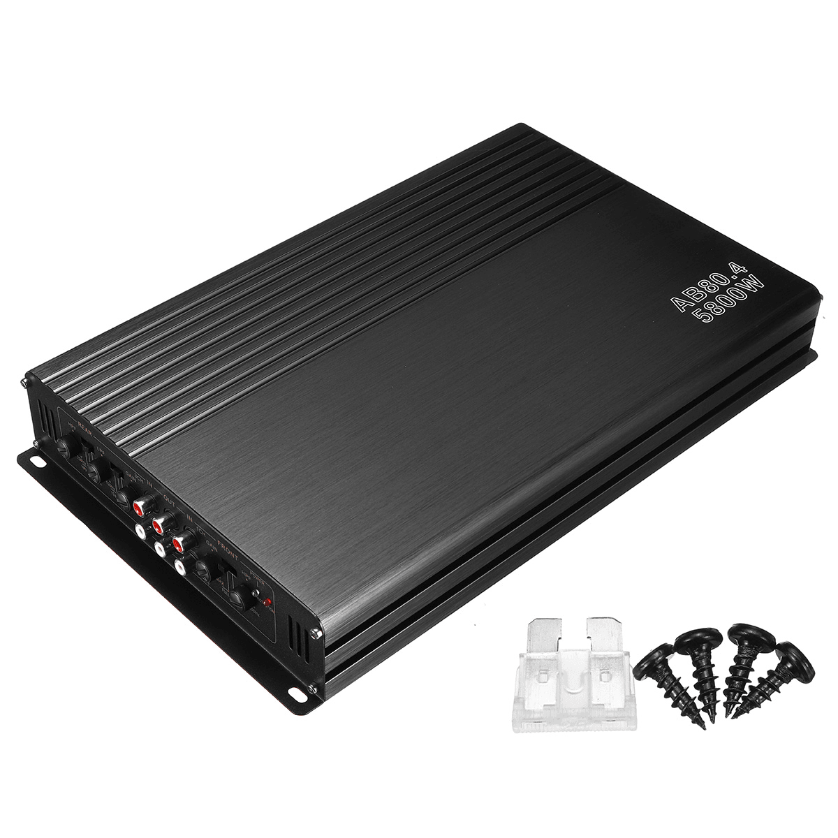 4 Channels 5800W Bridgeable Car Audio Stereo Power Amplifier Car Four-Way Subwoofer Trendha